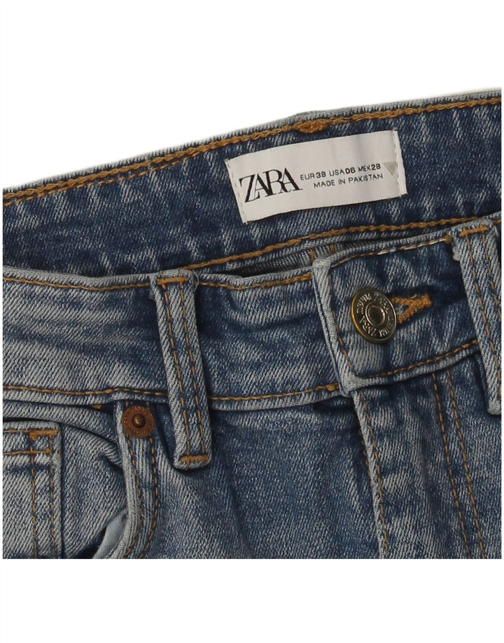 Jeansy damskie Bootcut Zara EU 38 Small W28 L26 Niebieskie