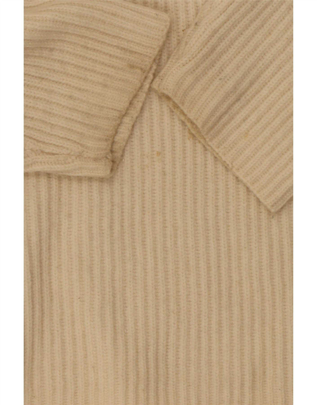 Damski sweter oversize All Saints z dekoltem w kształcie litery V, UK 14, średni złamanej bieli