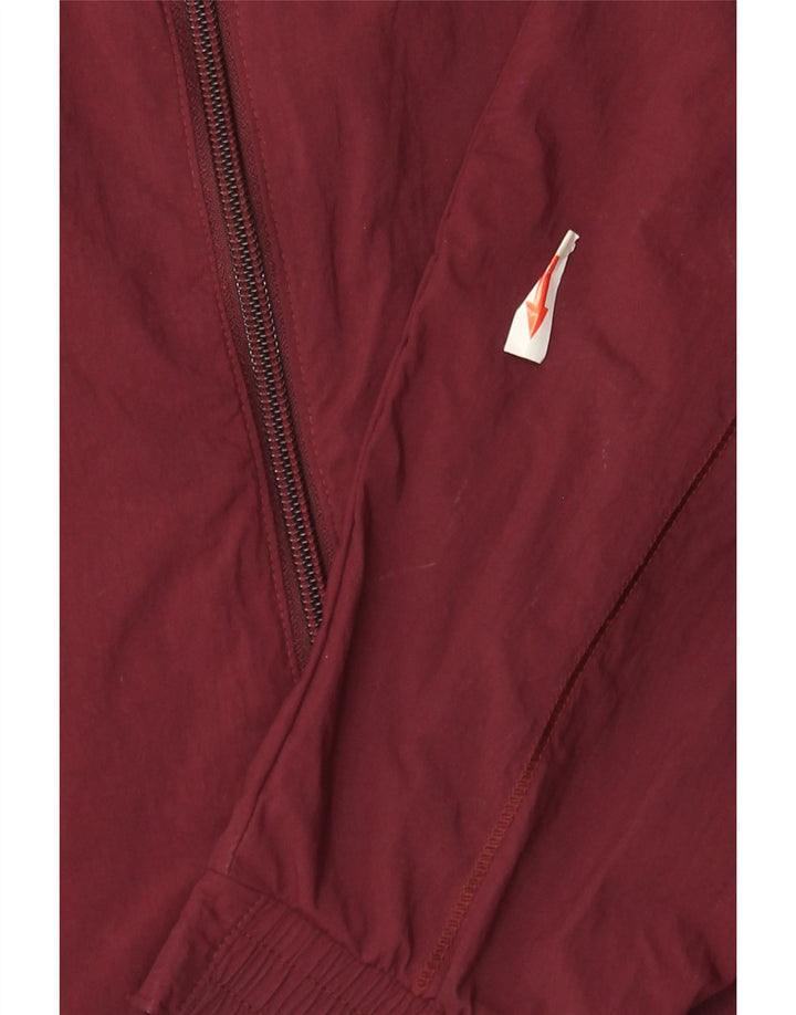 Męska bluza dresowa Adidas, średnia, bordowa nylonowa