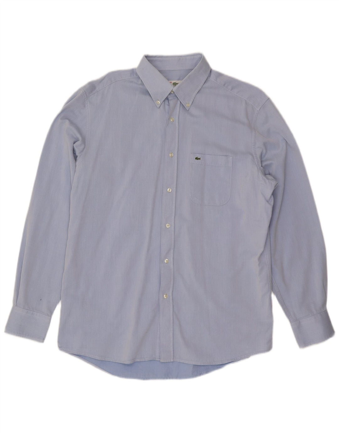 Koszula męska LACOSTE o regularnym kroju, rozmiar 43, duża, niebieska, bawełniana