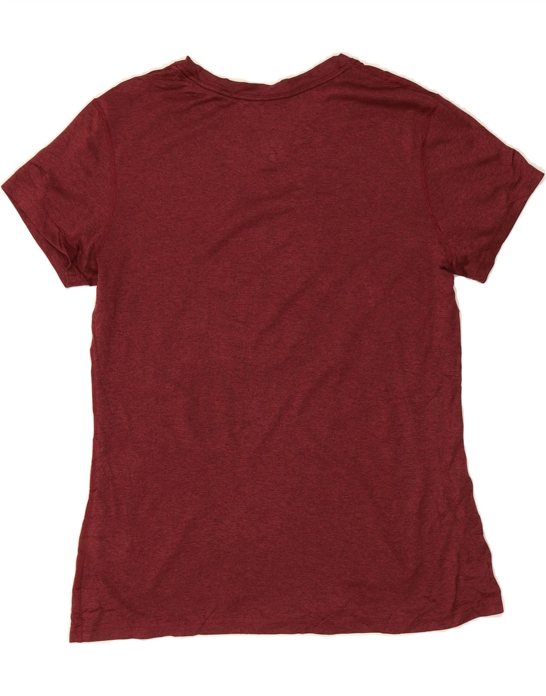 NIKE Mens Dri Fit Graphic T-Shirt Top Medium Maroon Polyester Vintage Nike and Second-Hand Nike from Messina Hembry 