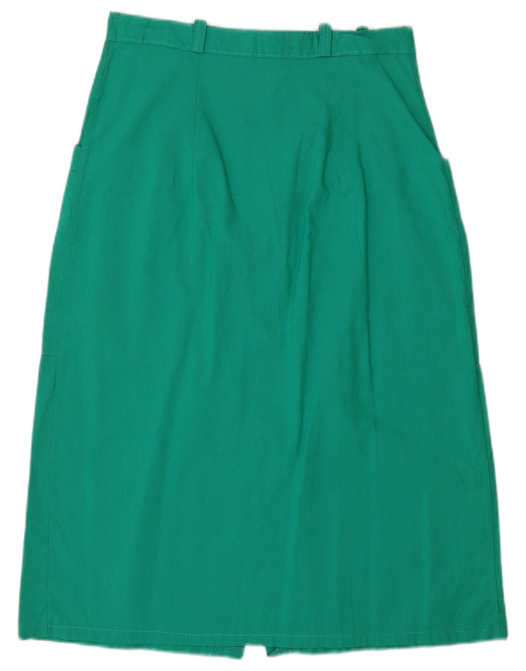 Damska spódnica midi w stylu vintage W28 Średnia zieleń