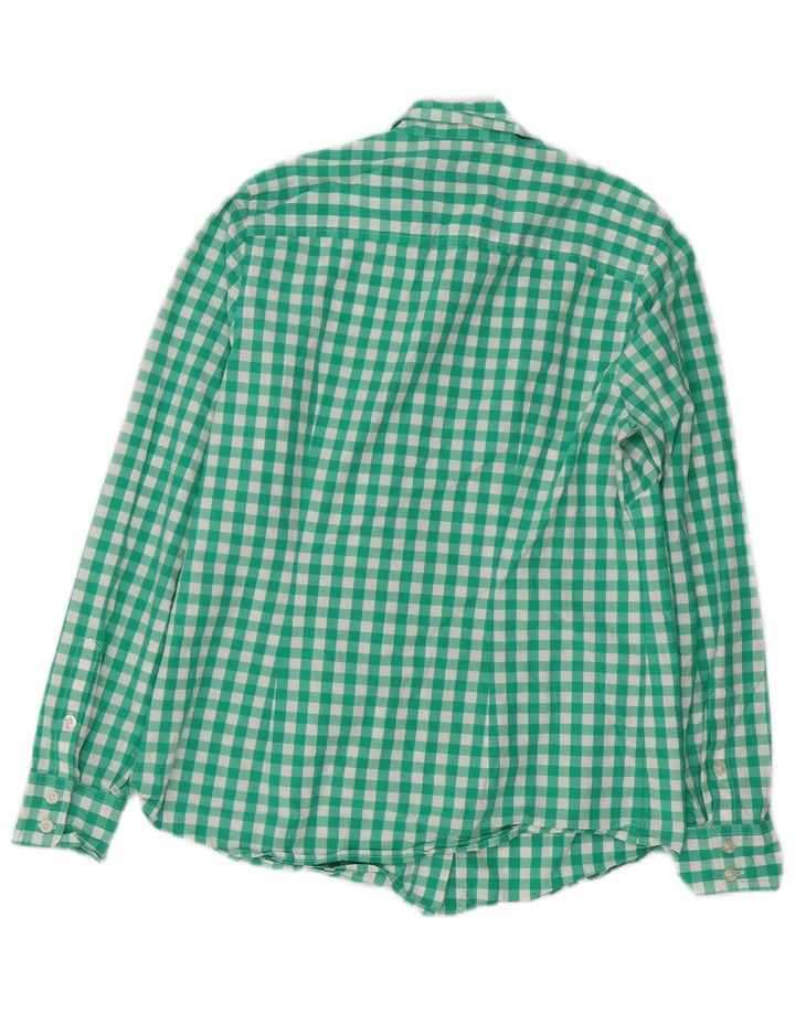 Koszula damska VINEYARD VINES US 6, bawełniana kratka w kolorze średnio zielonym