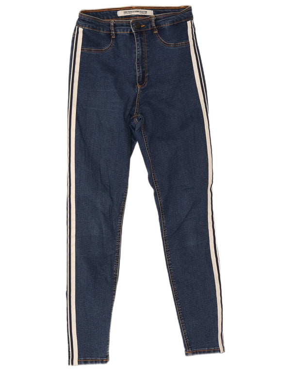 Damskie jeansy Zara Trafaluc Skinny EU 38 Small W28 L26 Niebieska bawełna