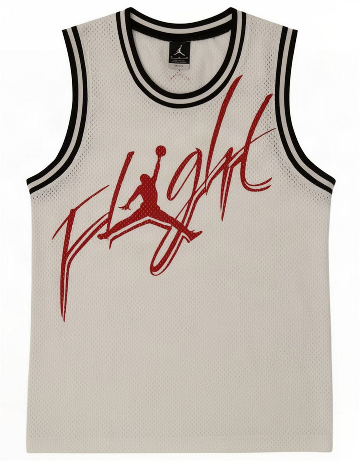 Męska kamizelka z grafiką Jordan Dri Fit Top Medium White