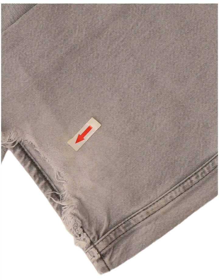 Męskie proste dżinsy G-Star W29 L30 Szara bawełna