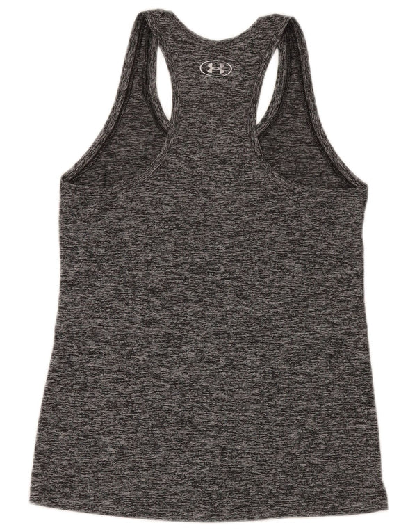 Damska kamizelka Under Armour Heat Gear Top UK 10, mała, szara, nakrapiana