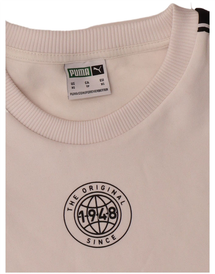 Męski sweter PUMA XS, biały poliester