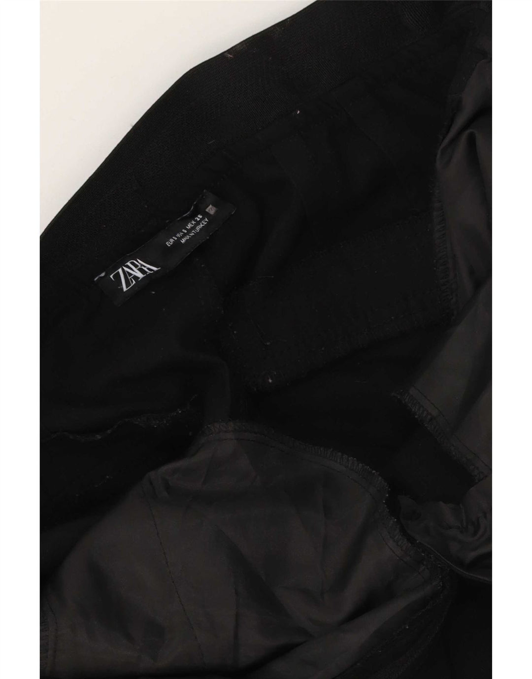 Spodnie damskie Zara Slim Chino, małe W26 L27, czarne