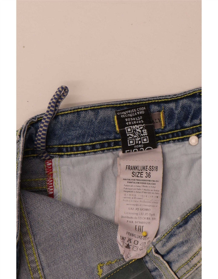 Liu Jo Męskie jeansy slim W32 L32 Niebieskie bawełniane