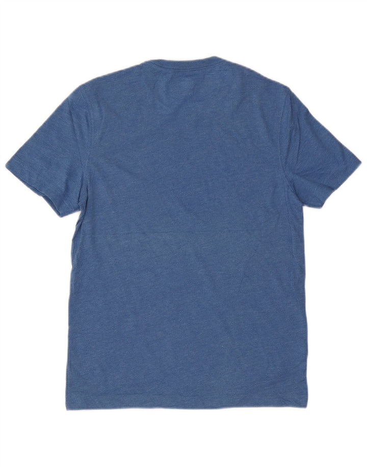 EDDIE BAUER Męski T-shirt o dopasowanym kroju, mały, niebieski, bawełniany