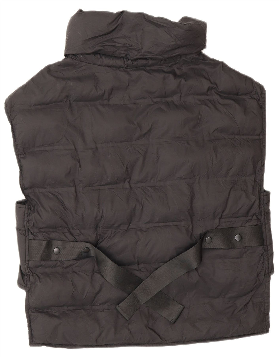 Damska oversize'owa wyściełana kamizelka Zara UK 10 Small Black