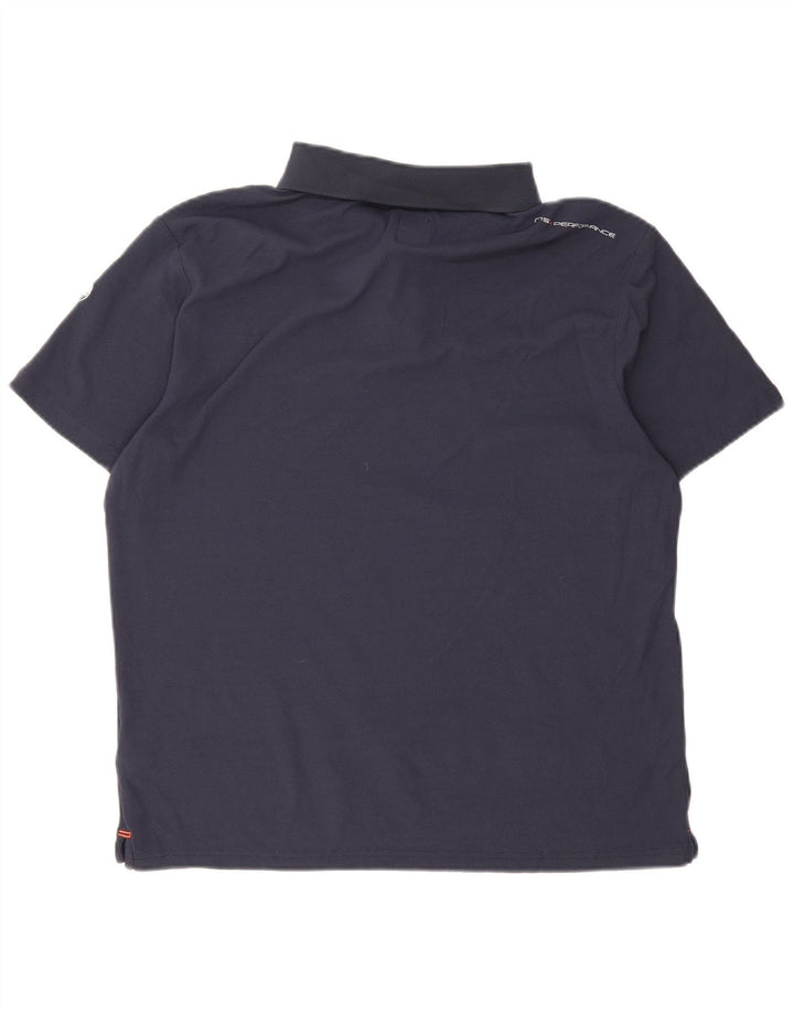 Męska koszulka polo North Sails XL, granatowa, poliamidowa