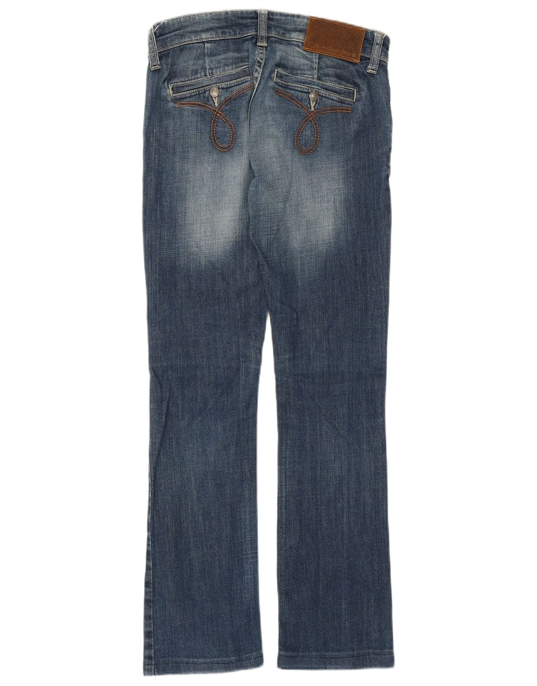 Damskie jeansy Calvin Klein Bootcut W27 L27 Niebieskie bawełniane