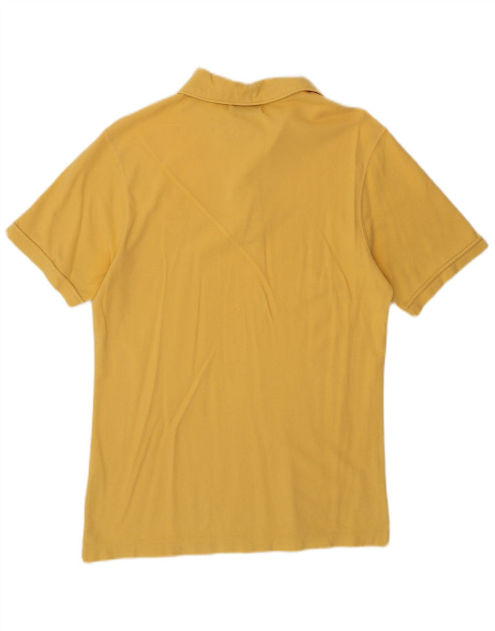 SERGIO TACCHINI Mens Milano Polo Shirt Medium Yellow Cotton
