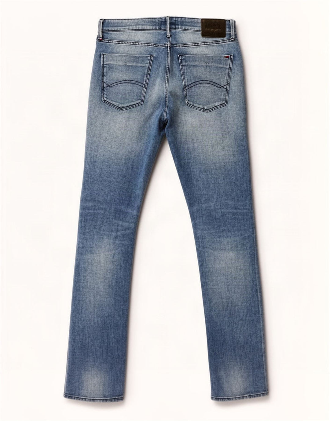 Męskie jeansy slim fit Tommy Hilfiger W34 L34 Niebieskie bawełniane