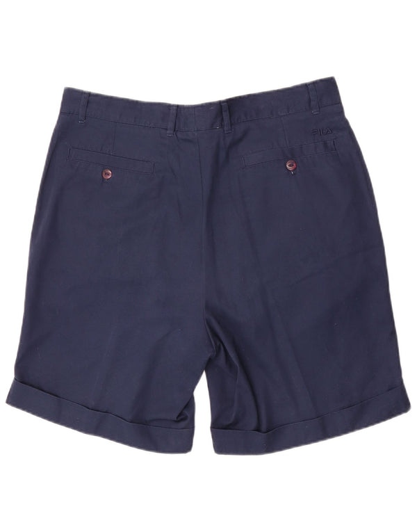 Damskie spodenki Chino Fila W34, duże, granatowe, bawełniane
