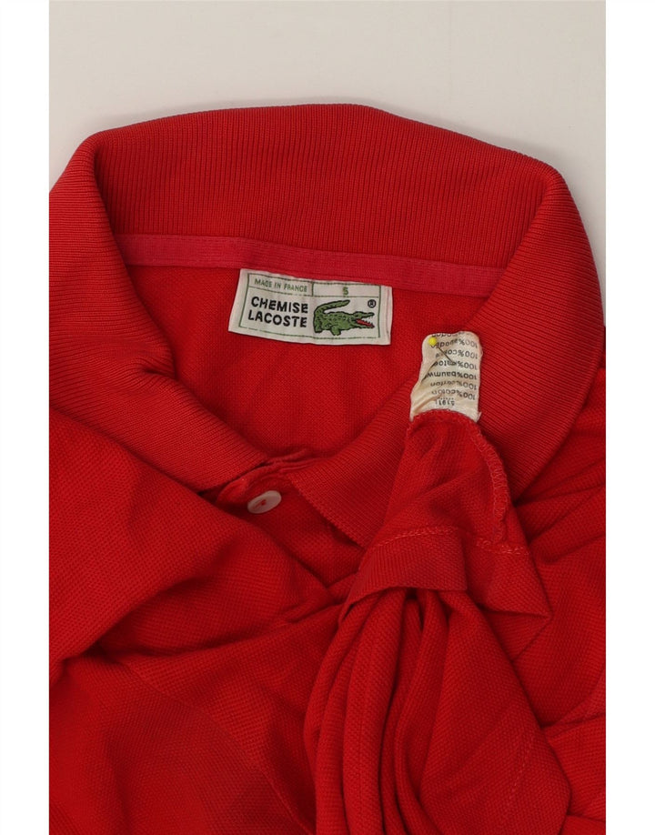 Męska koszulka polo Lacoste, rozmiar 5, duża, czerwona, bawełniana