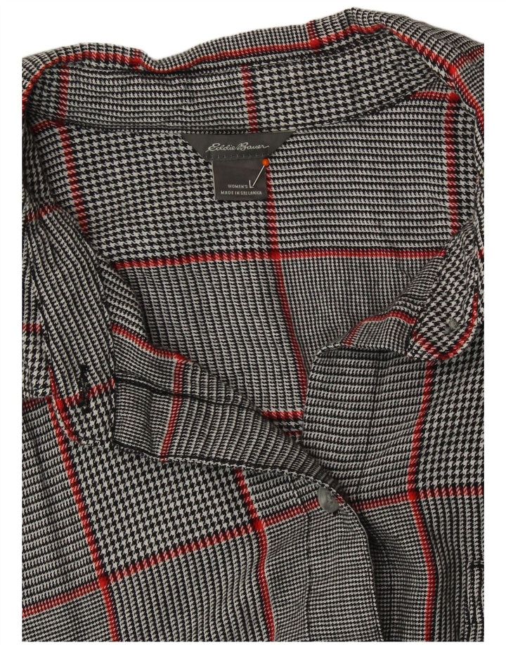 Koszula damska Eddie Bauer UK 16 w dużą szarą kratkę
