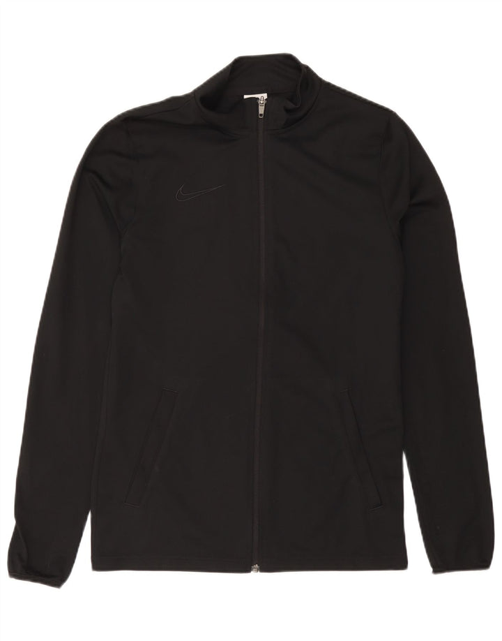 Męska kurtka dresowa Nike Dri Fit, mała, czarna, poliestrowa