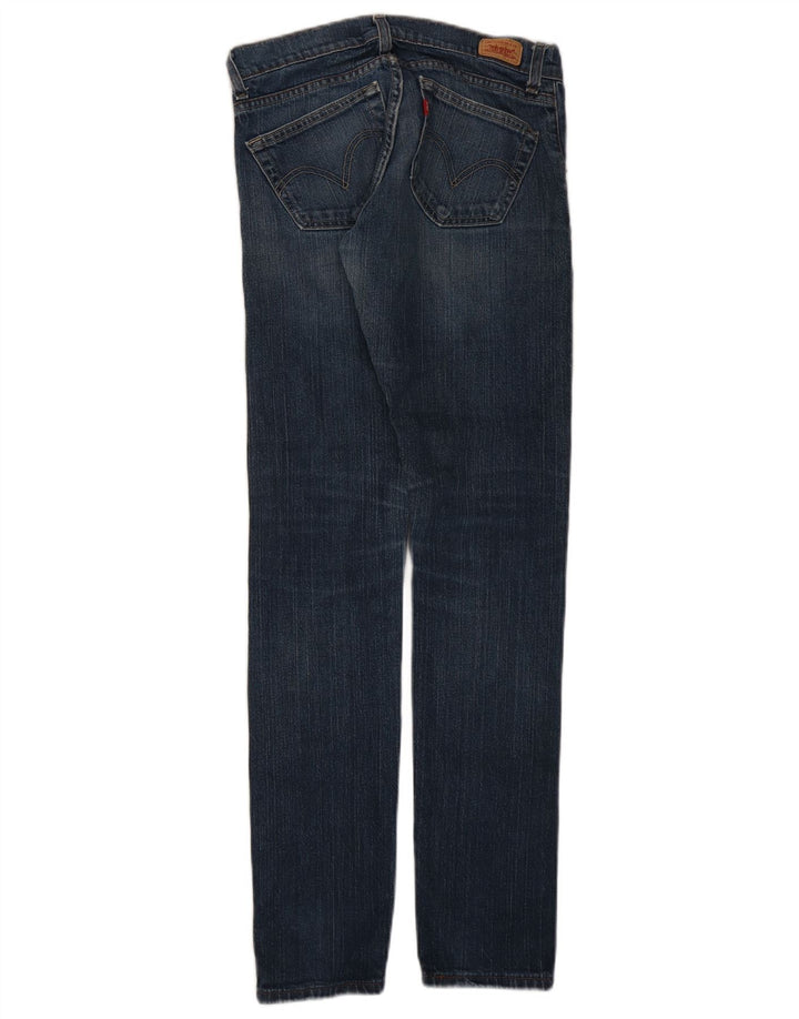 Damskie jeansy Levi's 504 Tilted US 5 Medium W30 L32 Niebieska bawełna