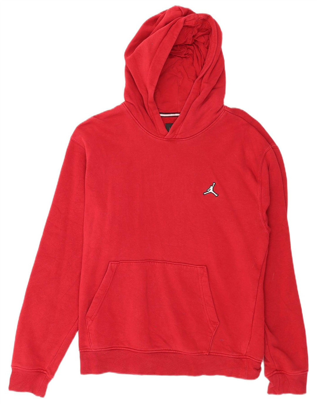 Męski sweter z kapturem Jordan, mały, czerwony, bawełniany