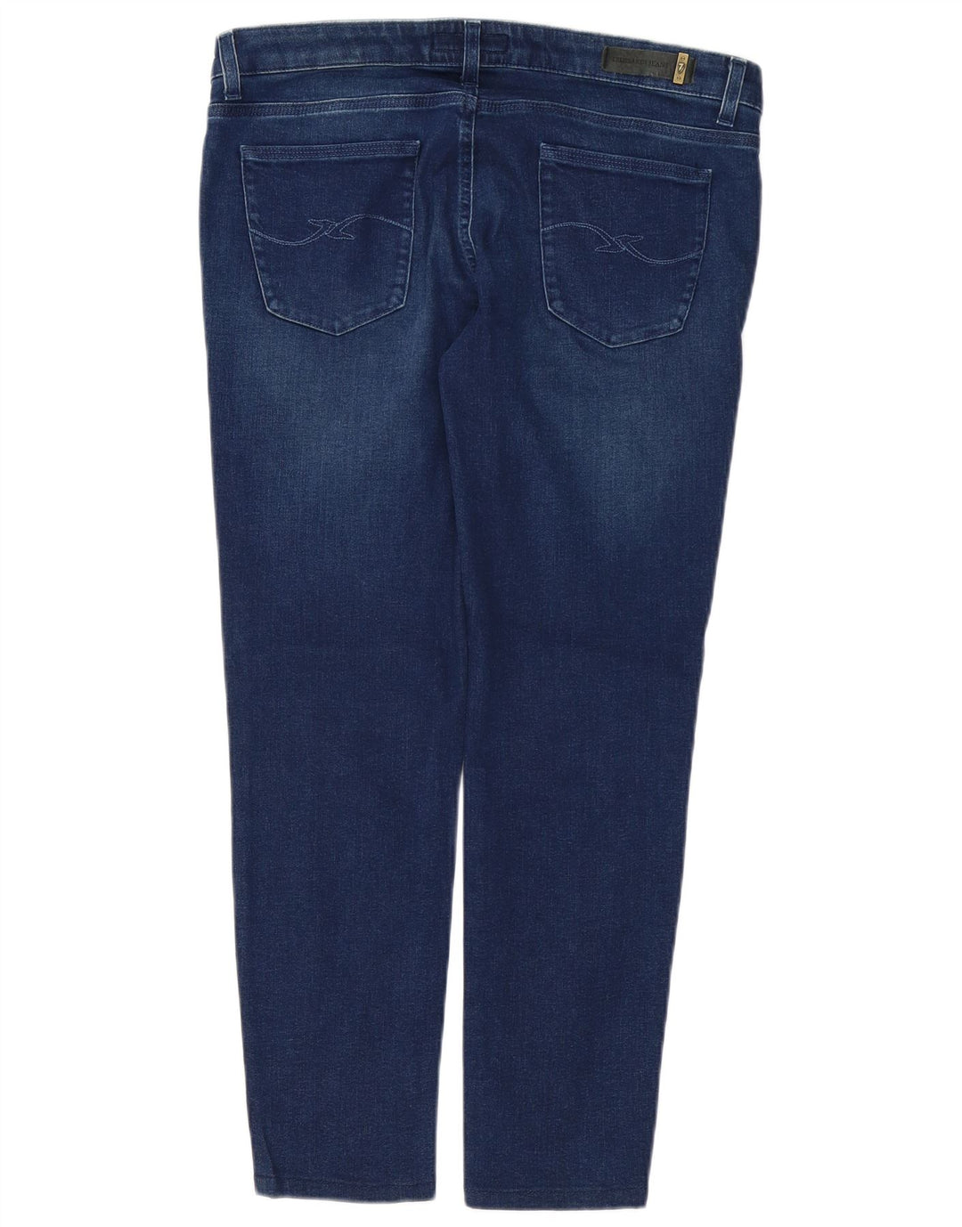 Damskie jeansy zwężane TRUSSARDI W29 L28 granatowe