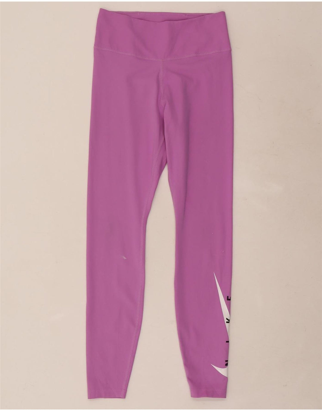 Damskie legginsy Nike Dri Fit Graphic UK 8, małe, różowe