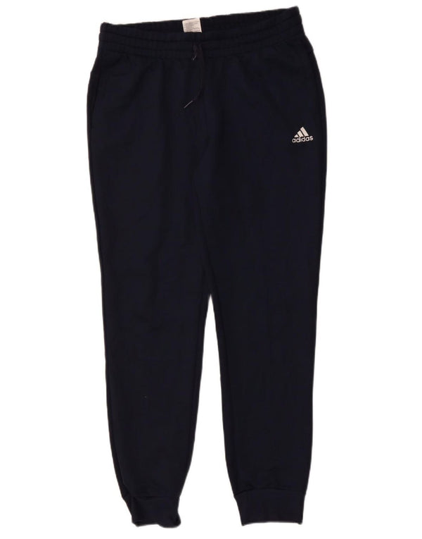 ADIDAS Womens Tracksuit Trousers Joggers UK 16/18 Large Navy Blue