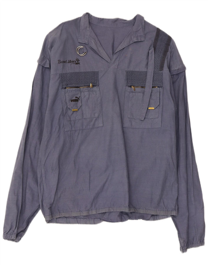 Damska koszulka pulowerowa PUMA UK 18 XL niebieska