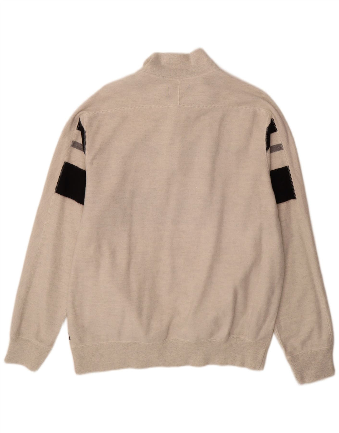 Męska bluza Chaps z dekoltem w serek XL, szara, bawełniana w bloki kolorów