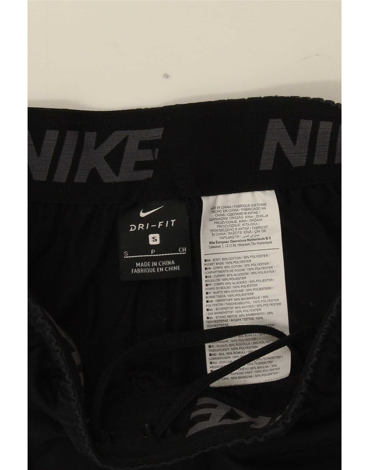 Męskie spodenki sportowe Nike Dri Fit, małe, czarne, bawełniane