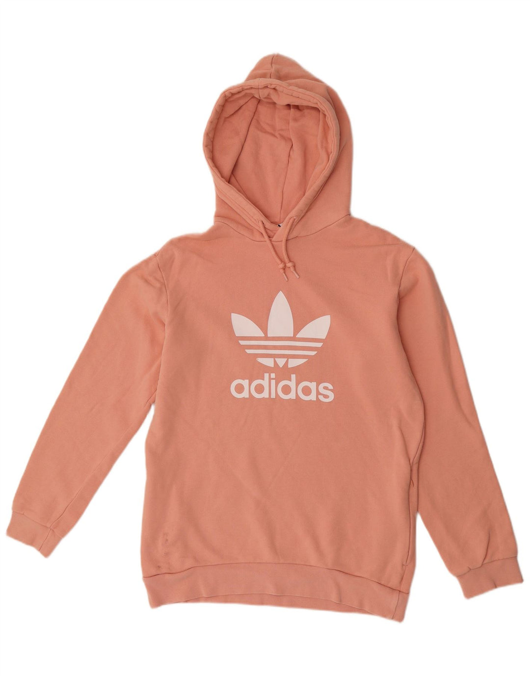 Męska bluza z kapturem Adidas z grafiką, mała, różowa, bawełniana
