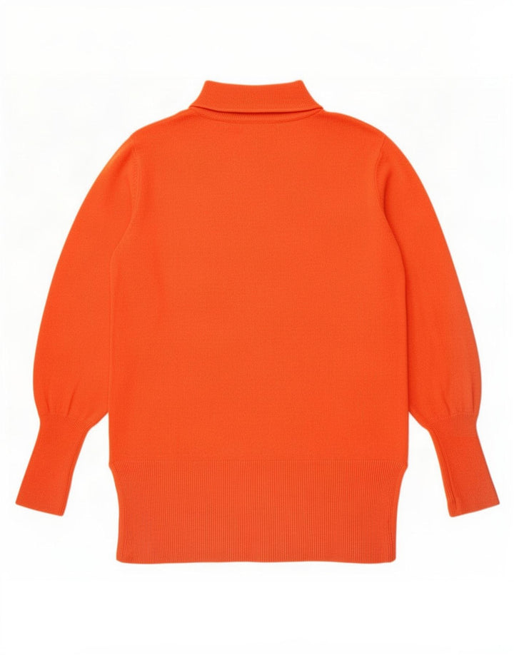 Marks & Spencer Damski sweter z golfem UK 14, średni pomarańczowy