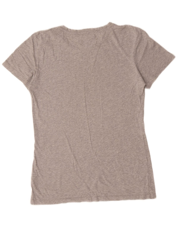 Męska koszulka z grafiką Calvin Klein Jeans Top UK 14, duża, szara bawełna