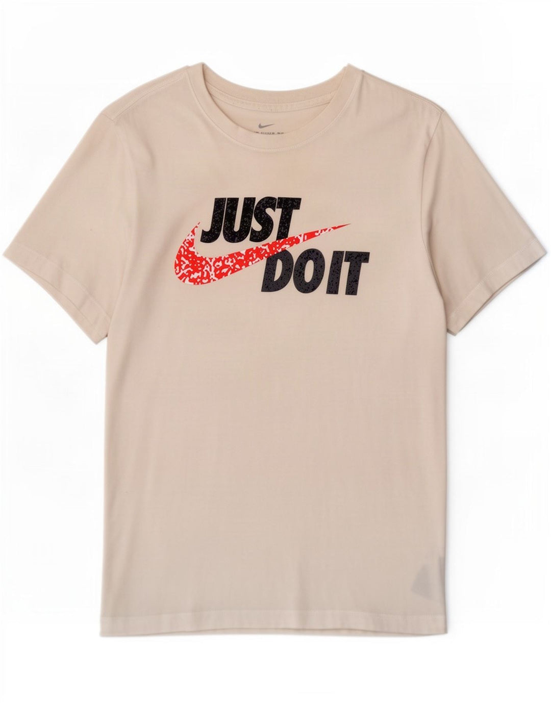 Męski T-shirt z grafiką Nike, mały, biały, bawełniany