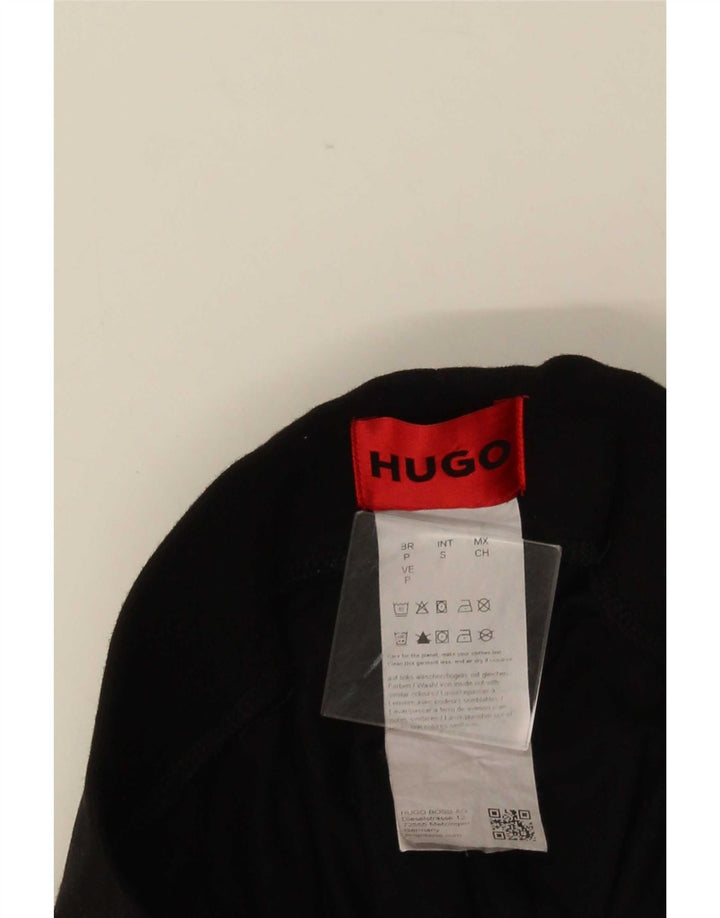 Męskie spodnie dresowe Hugo Boss, małe, czarne, bawełniane