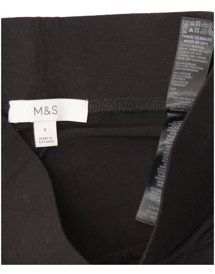 Damskie legginsy Marks & Spencer UK 8 Small, czarna wiskoza