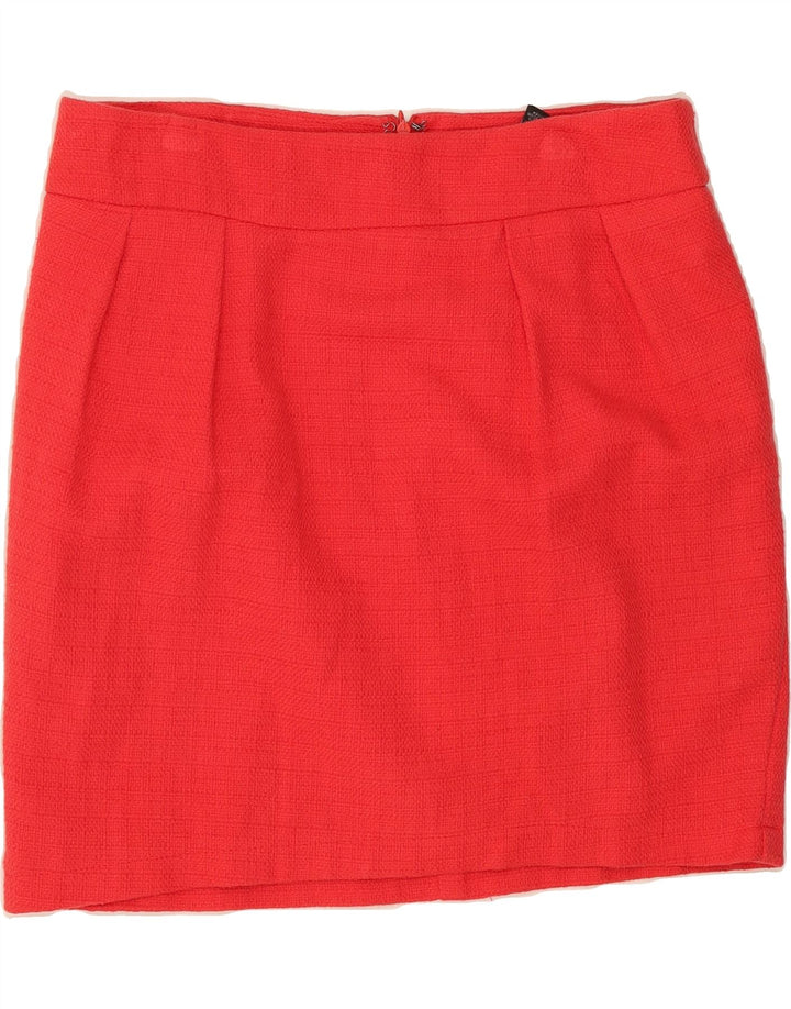 MOSSIMO Womens Pencil Skirt US 6 Medium W30  Red Cotton Vintage Mossimo and Second-Hand Mossimo from Messina Hembry 