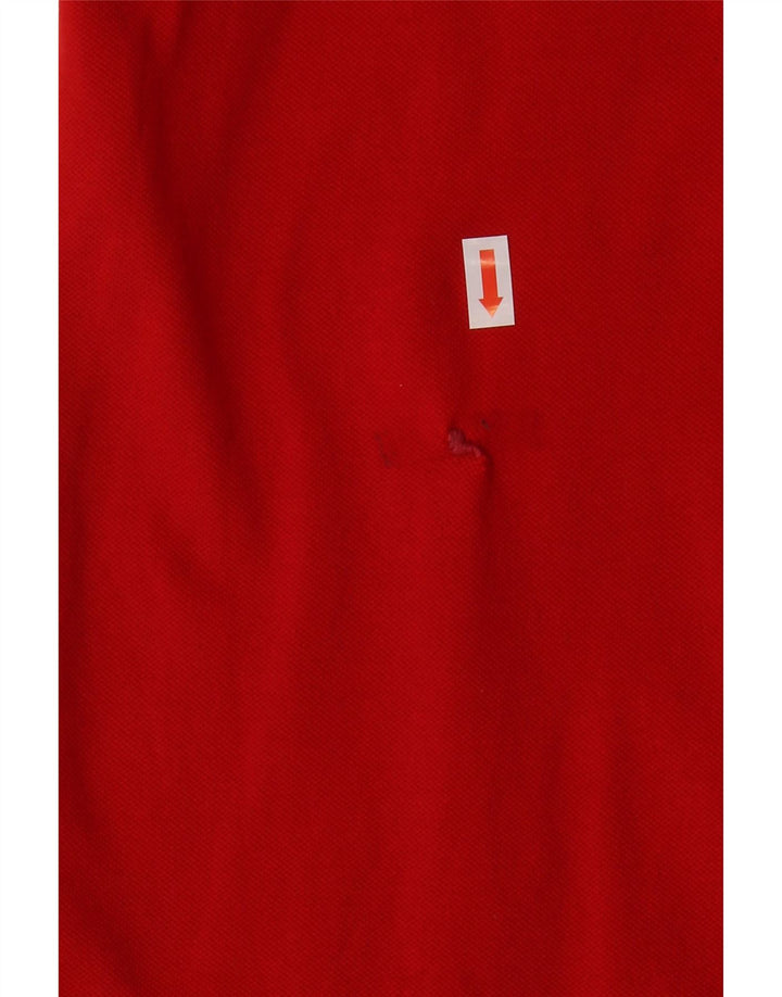 SUN68 Womens Polo Shirt UK 14 Large Red Cotton Vintage Sun68 and Second-Hand Sun68 from Messina Hembry 