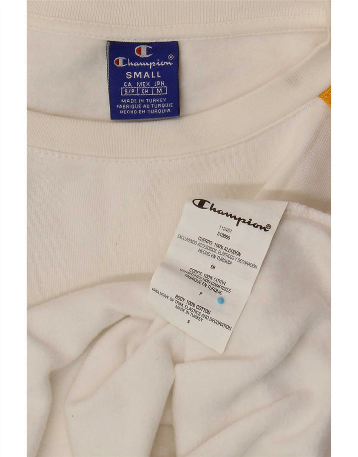 Damska bluza z kapturem Champion Oversize Graphic UK 10 Small White