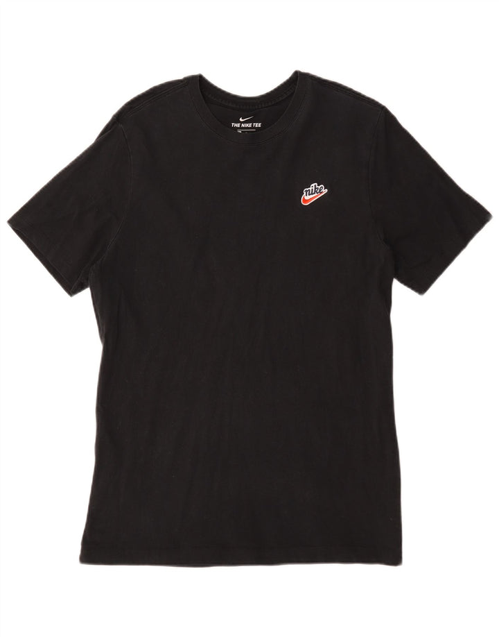 T-shirt męski Nike, średni czarny, bawełniany