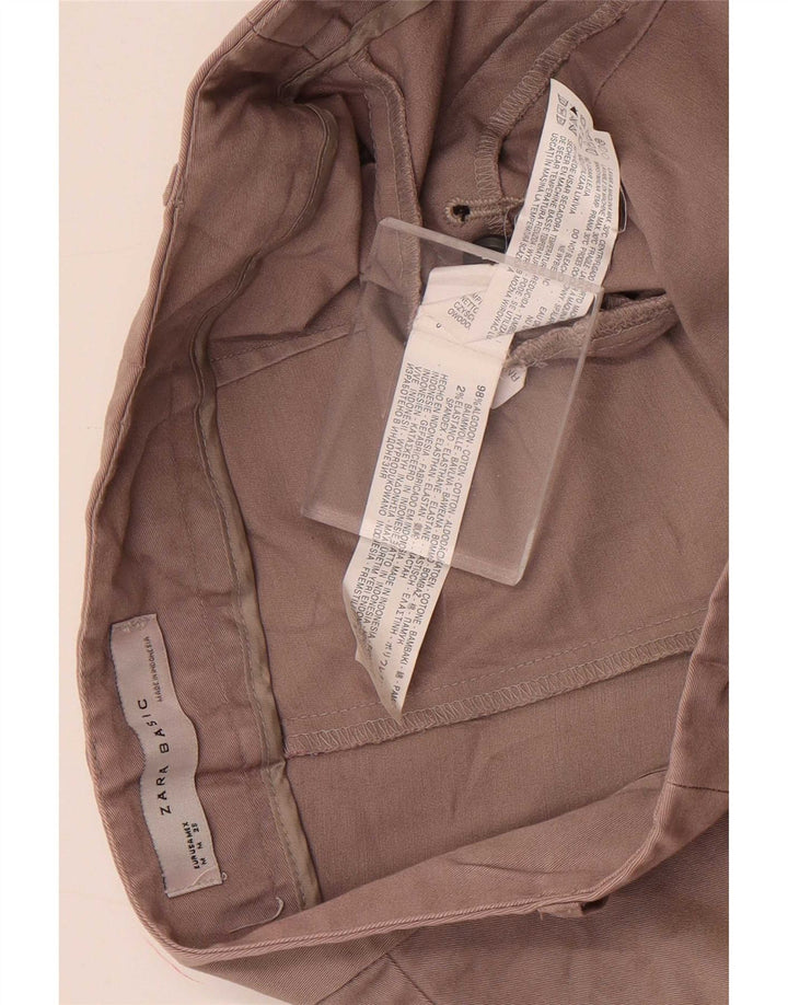 Damskie spodenki codzienne Zara, średnie W28, brązowa bawełna