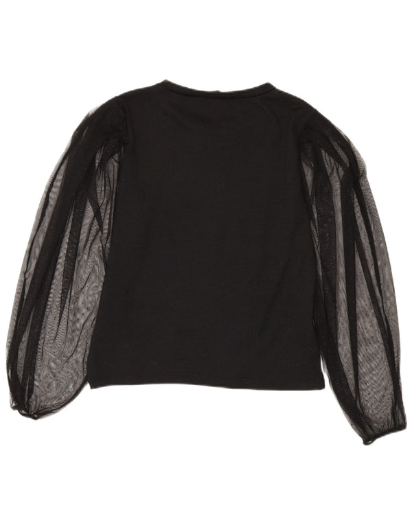 Damska bluzka z długim rękawem Zara Top UK 10 Small Black