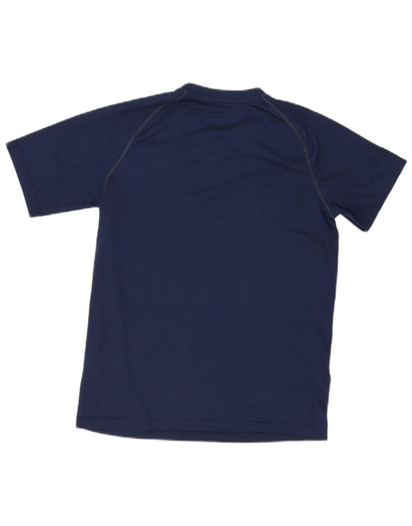 Adidas Chłopięca Koszulka Climalite Graphic Top 15-16 Lat XL Granatowa