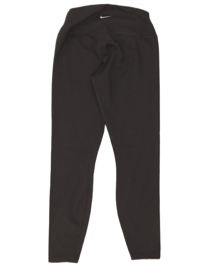 Damskie legginsy Nike Dri Fit UK 12, średni czarny poliester
