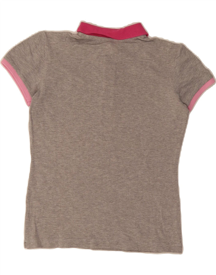 LOTTO Womens Polo Shirt UK 10 Small Grey Cotton Vintage Lotto and Second-Hand Lotto from Messina Hembry 