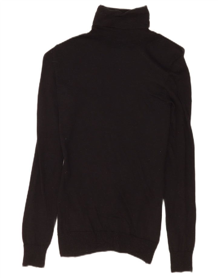 Sweter damski Massimo Dutti z wywijanym dekoltem UK 8, mały czarny