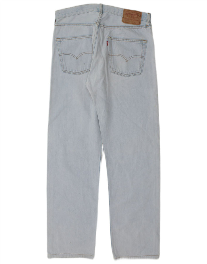 Męskie jeansy Levi's 501 Straight W33 L30 Niebieskie bawełniane