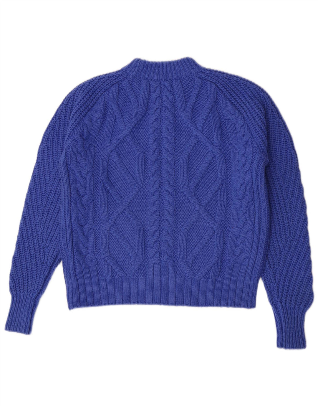 Marks & Spencer Damski sweter z golfem z autografem, UK 8, mały niebieski